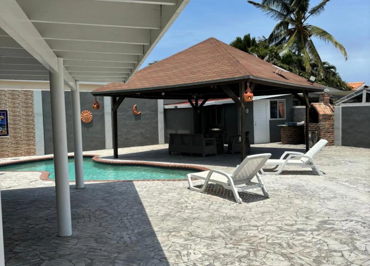 House With Pool In Santa Cruz Villa Aruba